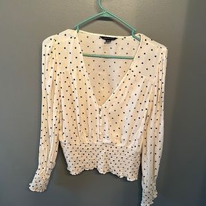 Polka dot blouse!